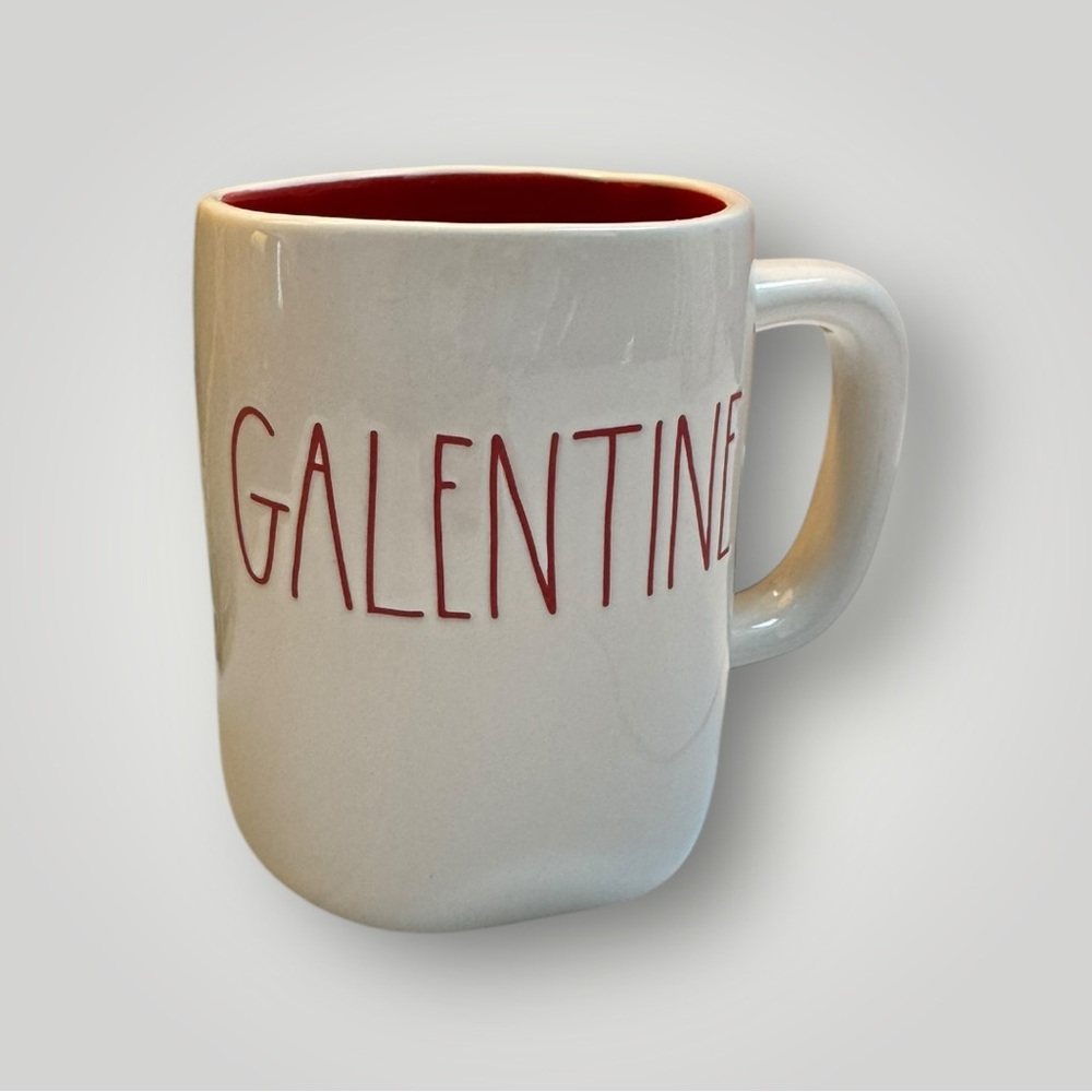 Rae Dunn Galentine White and Red Mug